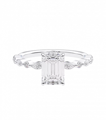 Timeless Emerald Cut Diamond Rings in London